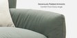 Cardiff 3 Seater Sofa In Blue Color