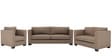Carolina Sofa Set (3+2+1+1) Seater in Beige Colour
