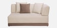 Carrick Fabric Corner Sofa in Beige Color