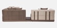 Carrick Fabric Corner Sofa in Beige Color