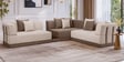 Carrick Fabric Corner Sofa in Beige Color