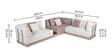 Carrick Fabric Corner Sofa in Beige Color