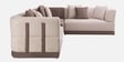 Carrick Fabric Corner Sofa in Beige Color