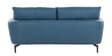 Cartlon Half Leather 3 Seater Sofa in Urban Nappa ocean Blue colour