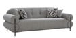 Casablanca Fabric 3 Seater Sofa in Grey Colour Casablanca Fabric 3 Seater Sofa in Grey Colour