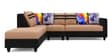 Casvo 3 Seater RHS Sectional Sofa in Camel & Black Colour