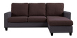 Daxon 3 Seater LHS Sectional Sofa in Brown & Grey Colour