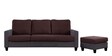 Daxon 3 Seater LHS Sectional Sofa in Brown & Grey Colour
