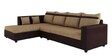 Zara 3 Seater RHS Sectional Sofa In Camel & Brown Colour