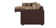 Zara 3 Seater RHS Sectional Sofa In Camel & Brown Colour