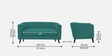 Casper Fabric 2 Seater Sofa in Sea Green Colour