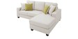 Castilla 2 Seater LHS Sectional Sofa in Beige Colour