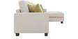 Castilla 2 Seater LHS Sectional Sofa in Beige Colour