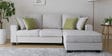 Castilla 2 Seater LHS Sectional Sofa in Beige Colour