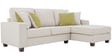 Castilla 2 Seater LHS Sectional Sofa in Beige Colour