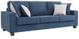 Castilla Three Seater Sofa in Navy Blue Colour
