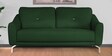 Castle Leatherette 3 Seater sofa in Green Colour