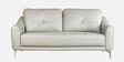 Castle Leather 3 Seater Sofa in Grey Colour
