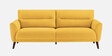 Castro Fabric 3 Seater Sofa In Bold Yellow Color