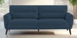 Castro Fabric 3 Seater Sofa In Royal Blue Color
