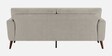 Castro Fabric 3 Seater Sofa in Lit Grey Colour
