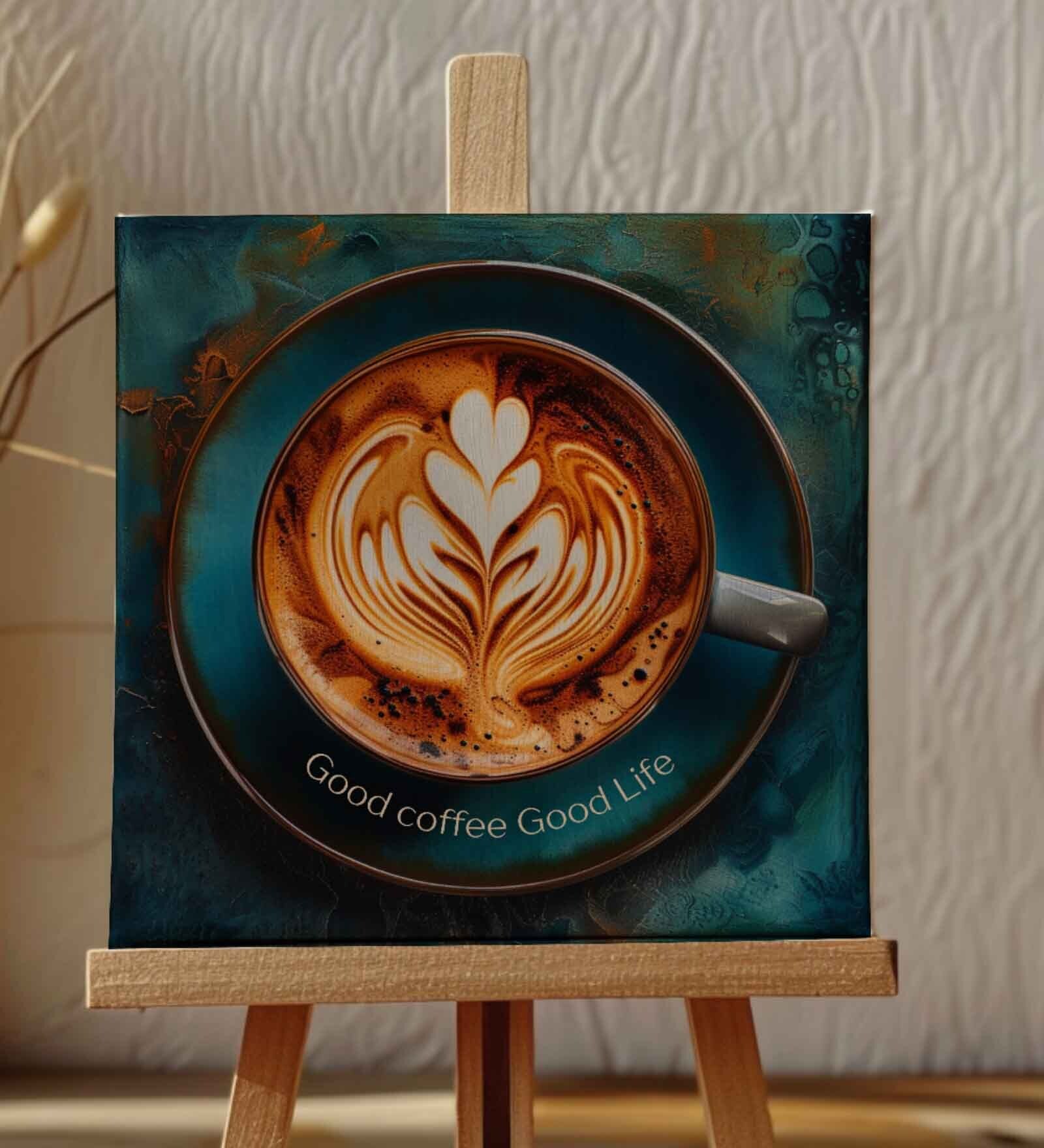 Caffeine Comfort Mini Canvas Frame
