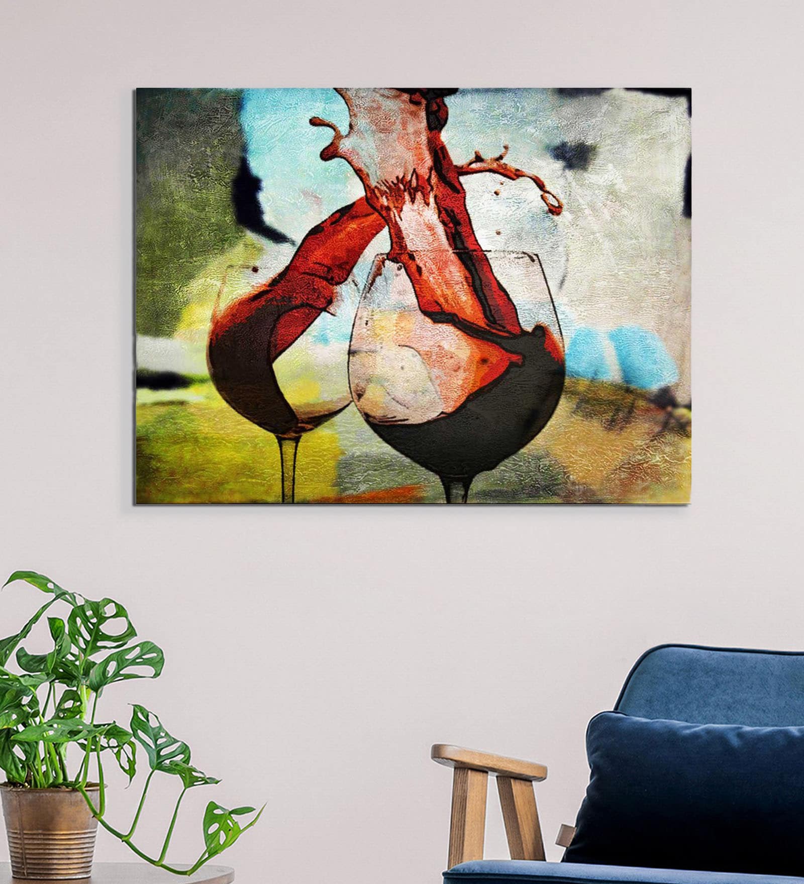 Canvas 36 x 0.2 x 28 Inch Still Life Unframed Handpainted Art Painting