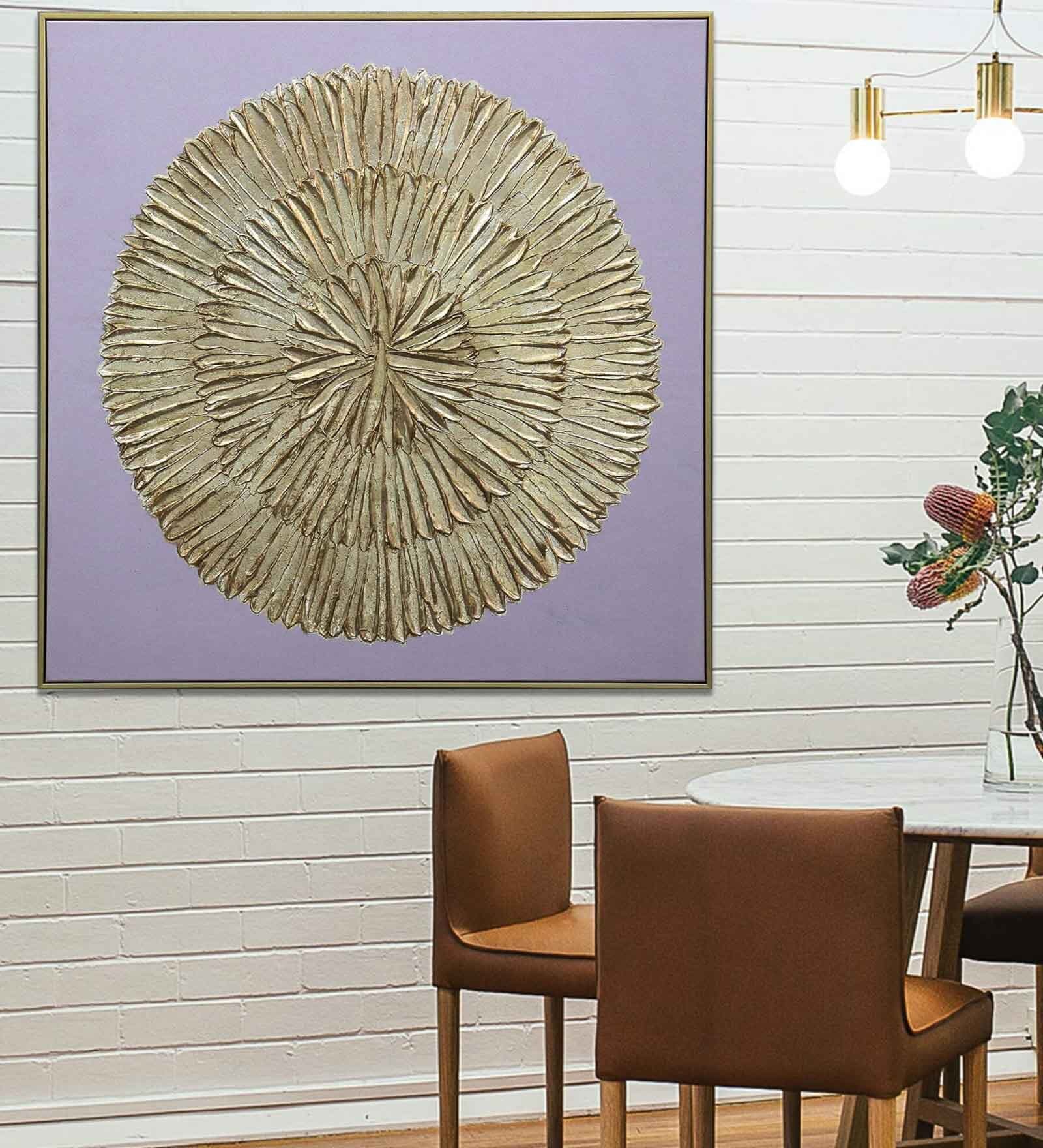 Canvas 3D Flower Art Wall Painting