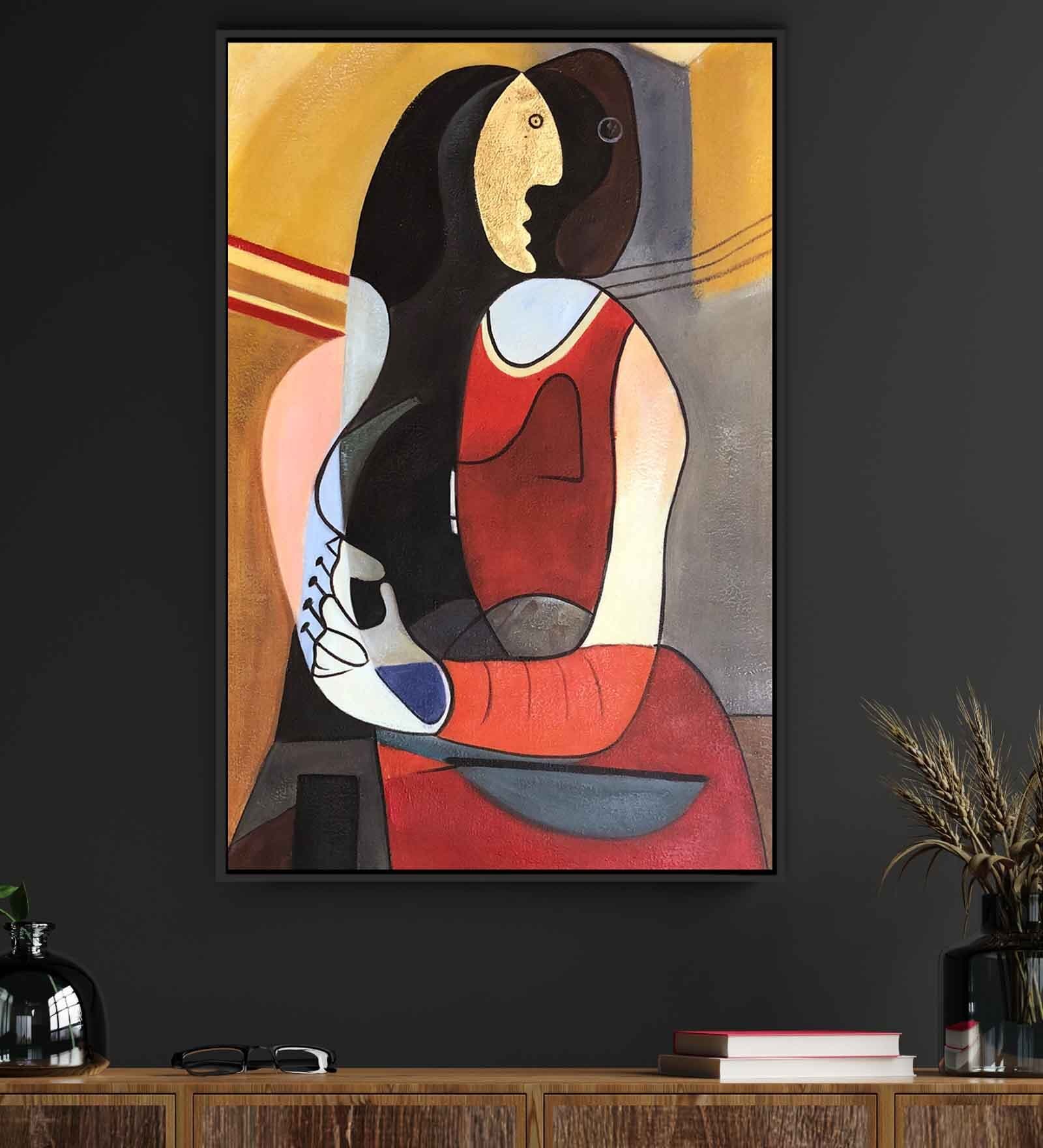 Canvas Abstract Human Wall Painting