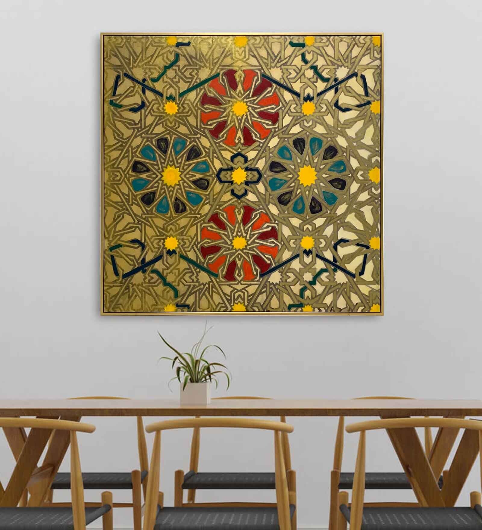 Canvas Flowers Wall Painting