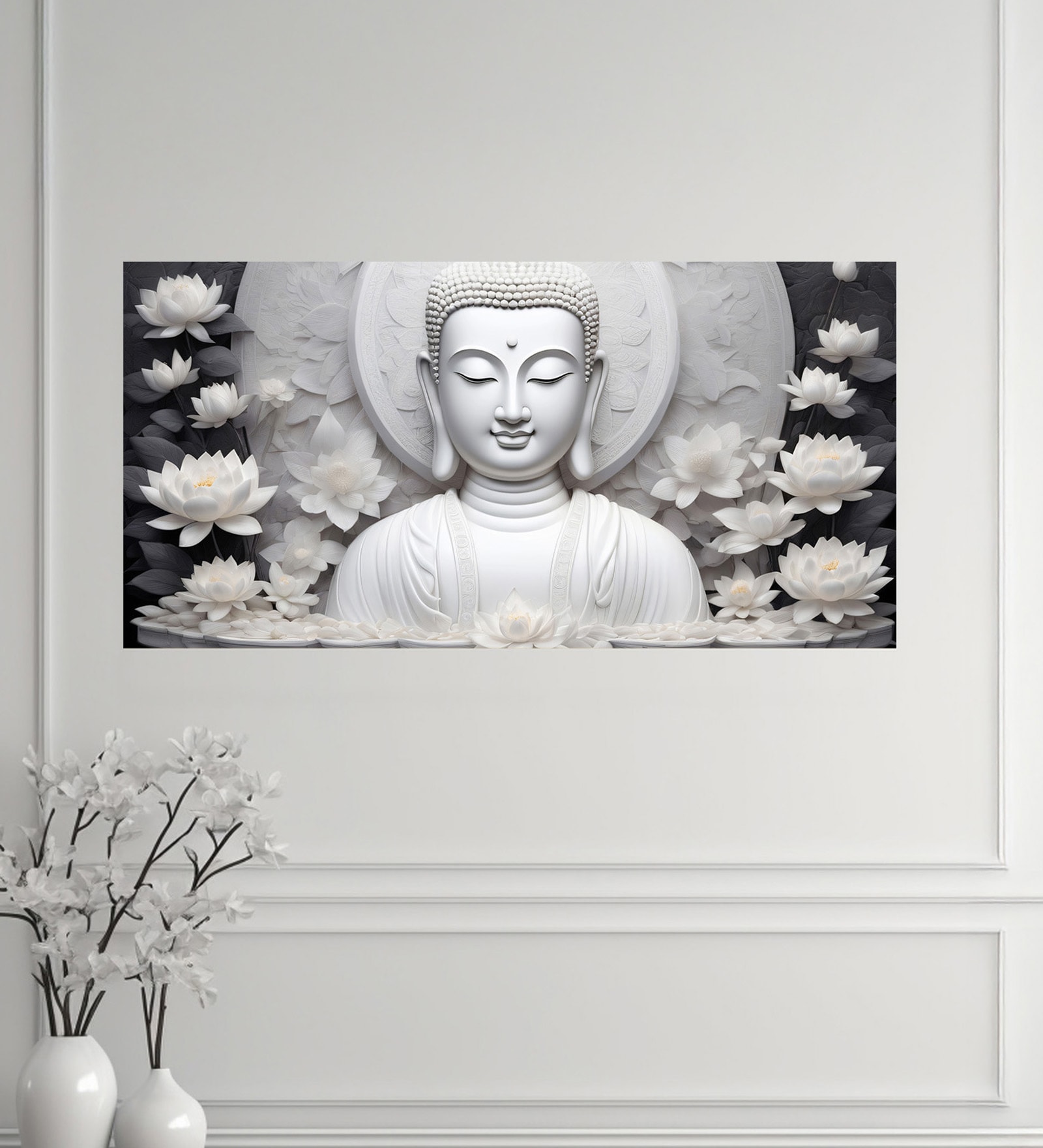 Framed Buddha Surrounded