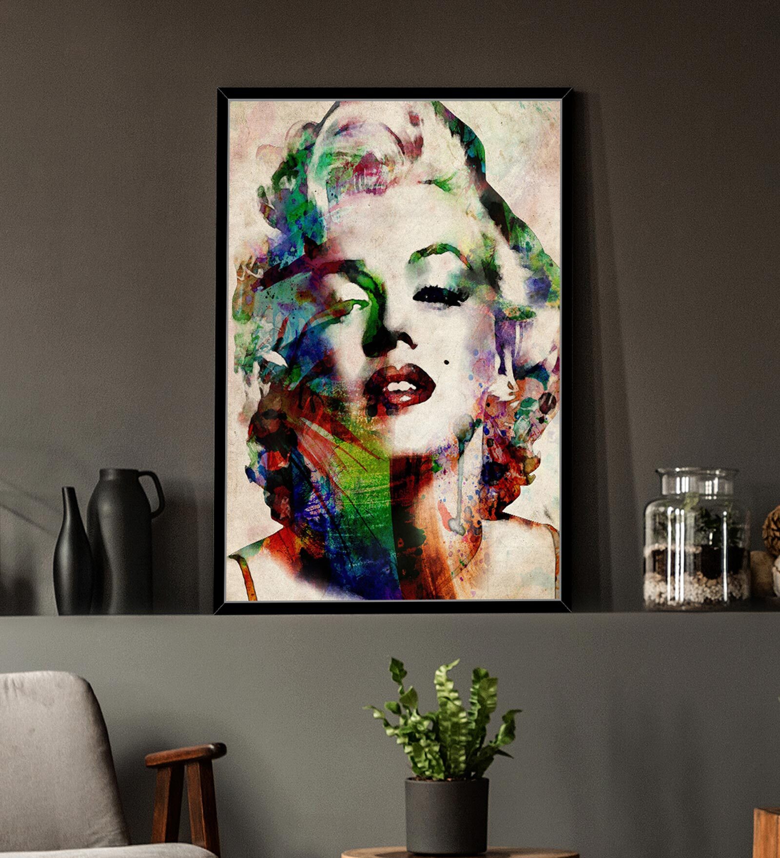 Buy Canvas Framed Lady Art Print By Art Street at 40% OFF by Art Street ...