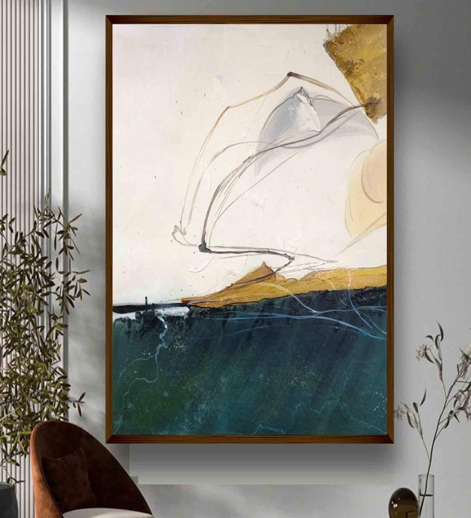 Canvas Framed Stretched UV Digital Art Print