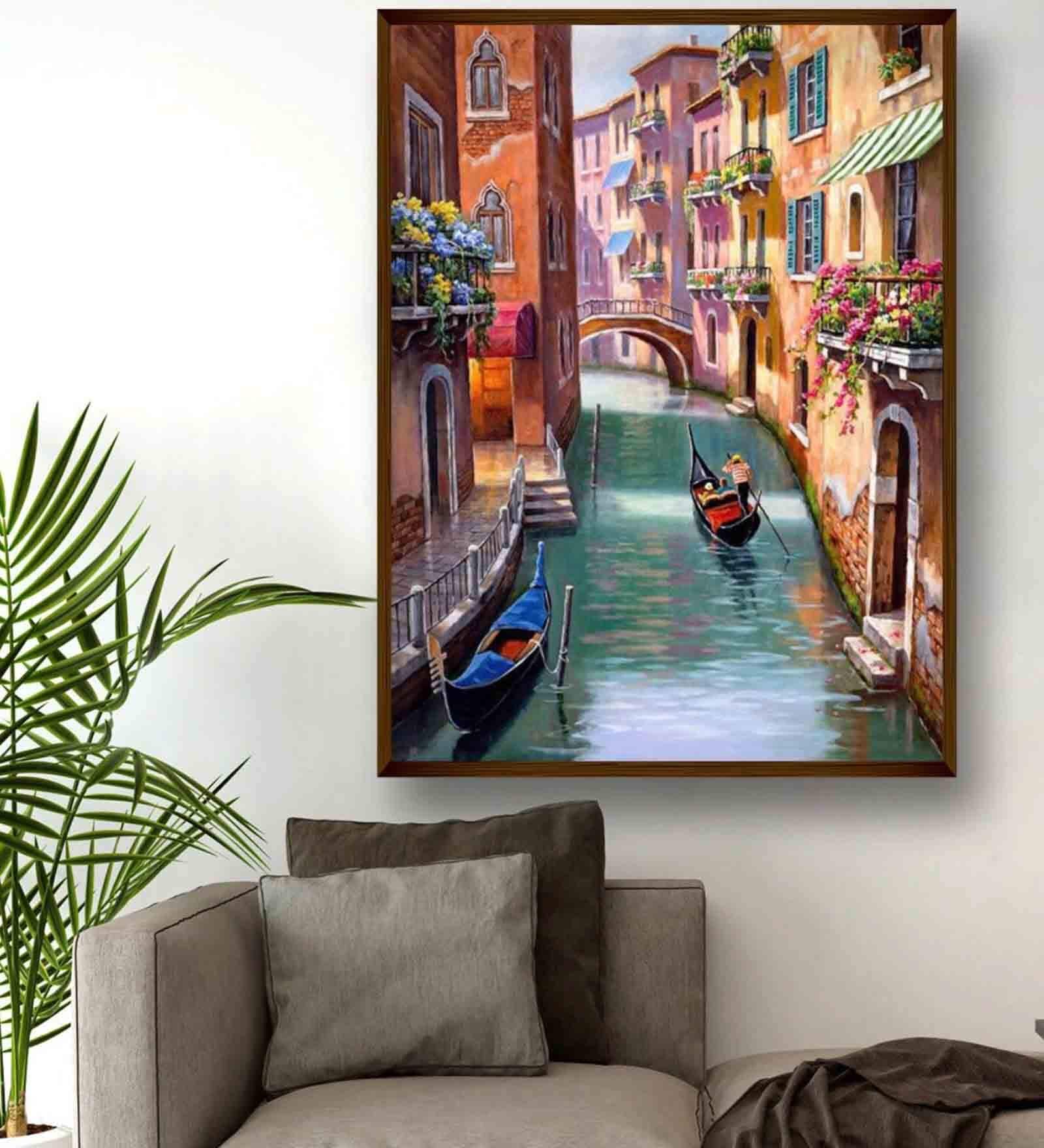 Canvas Framed Stretched UV Digital Art Print