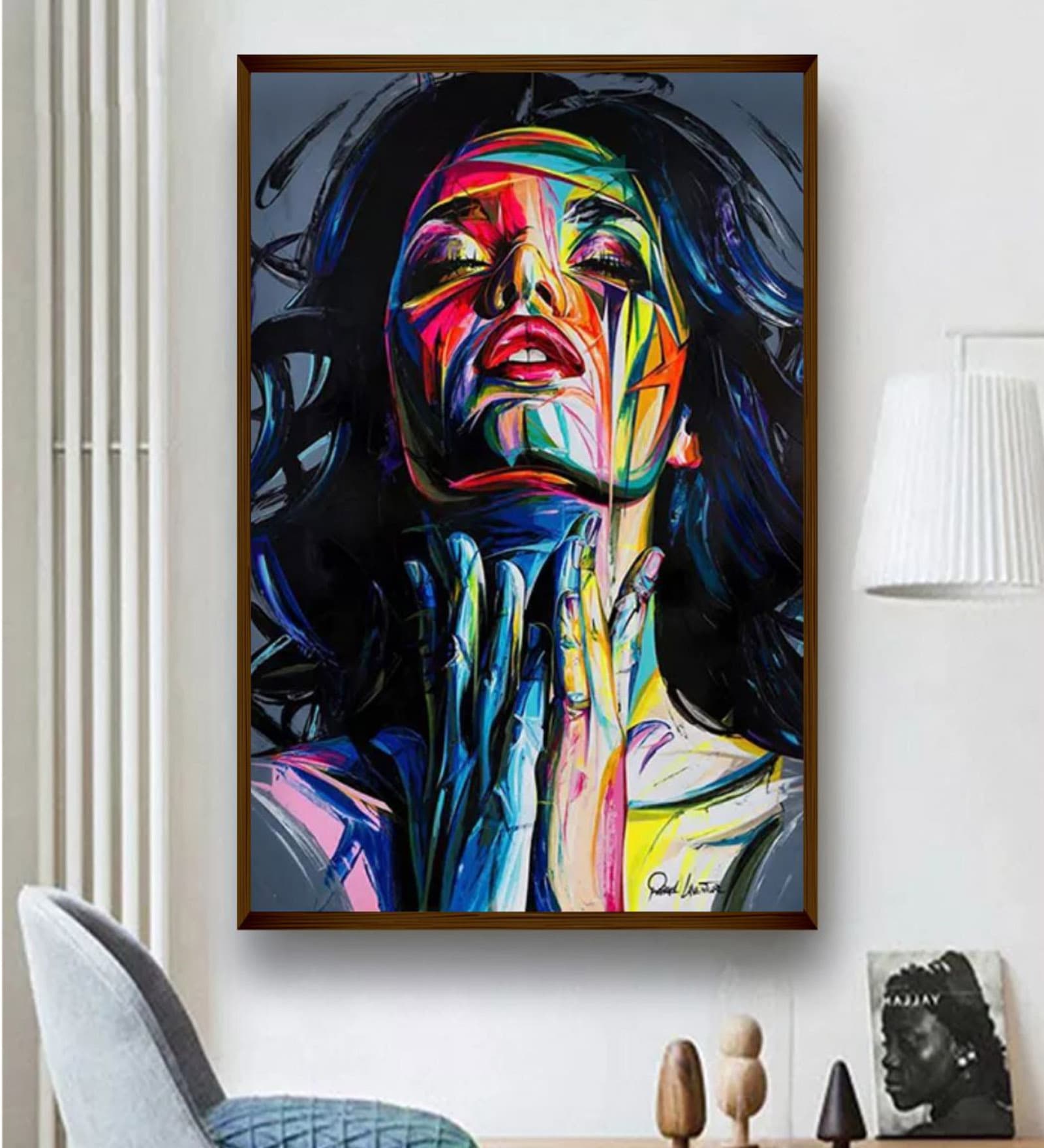 Canvas Framed Stretched UV Digital Art Print