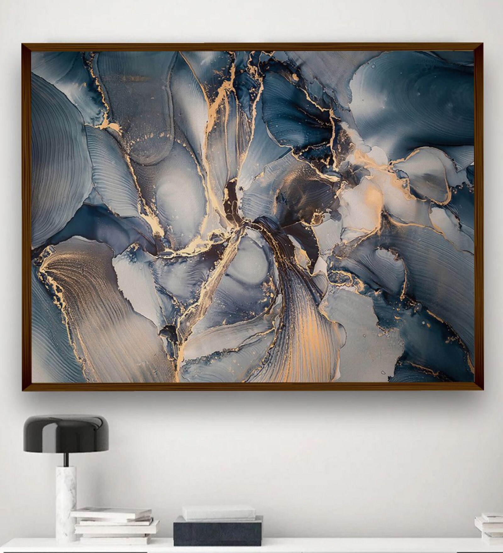 Canvas Framed Stretched UV Digital Art Print