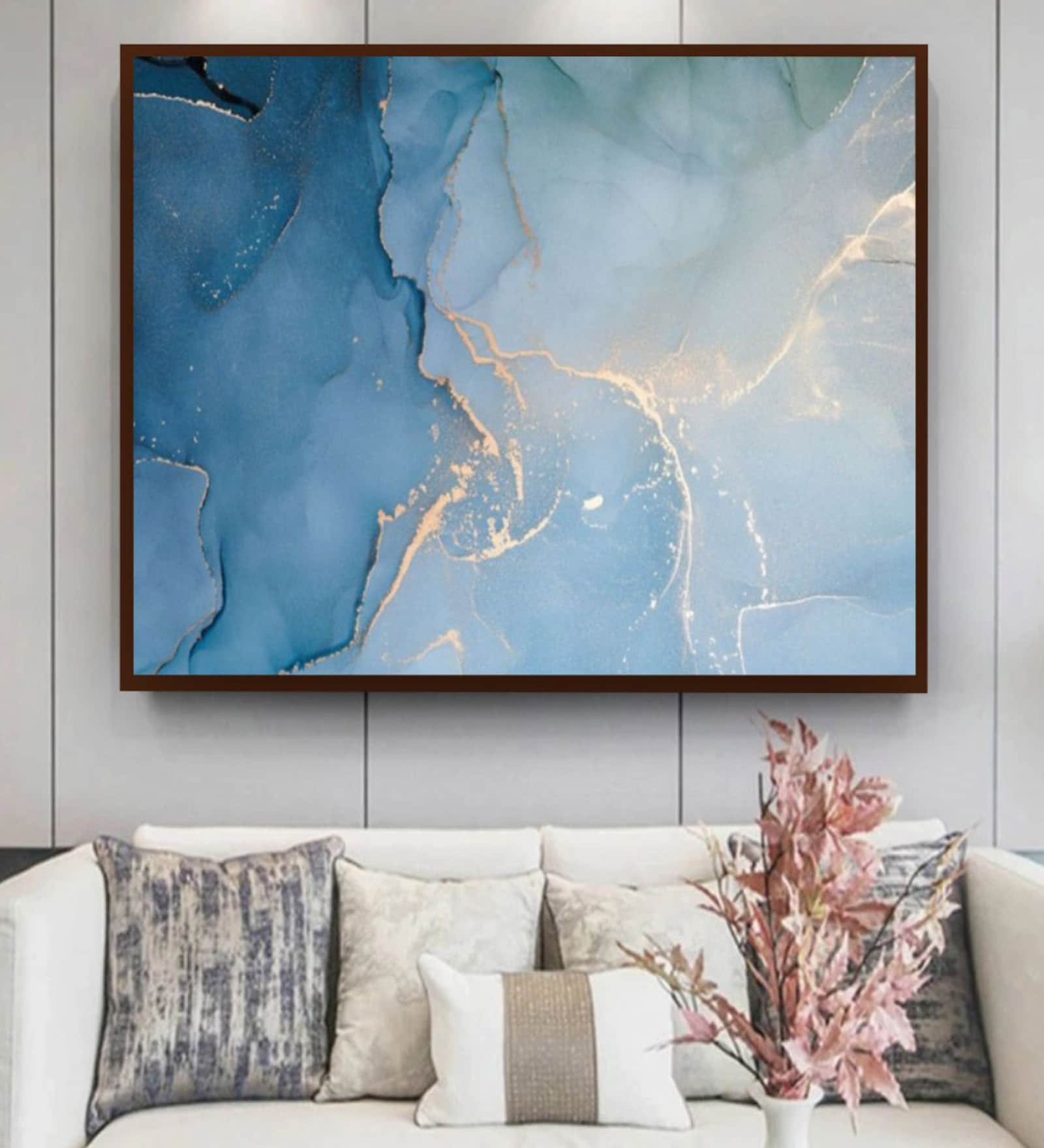 Canvas Framed Stretched UV Digital Art Print