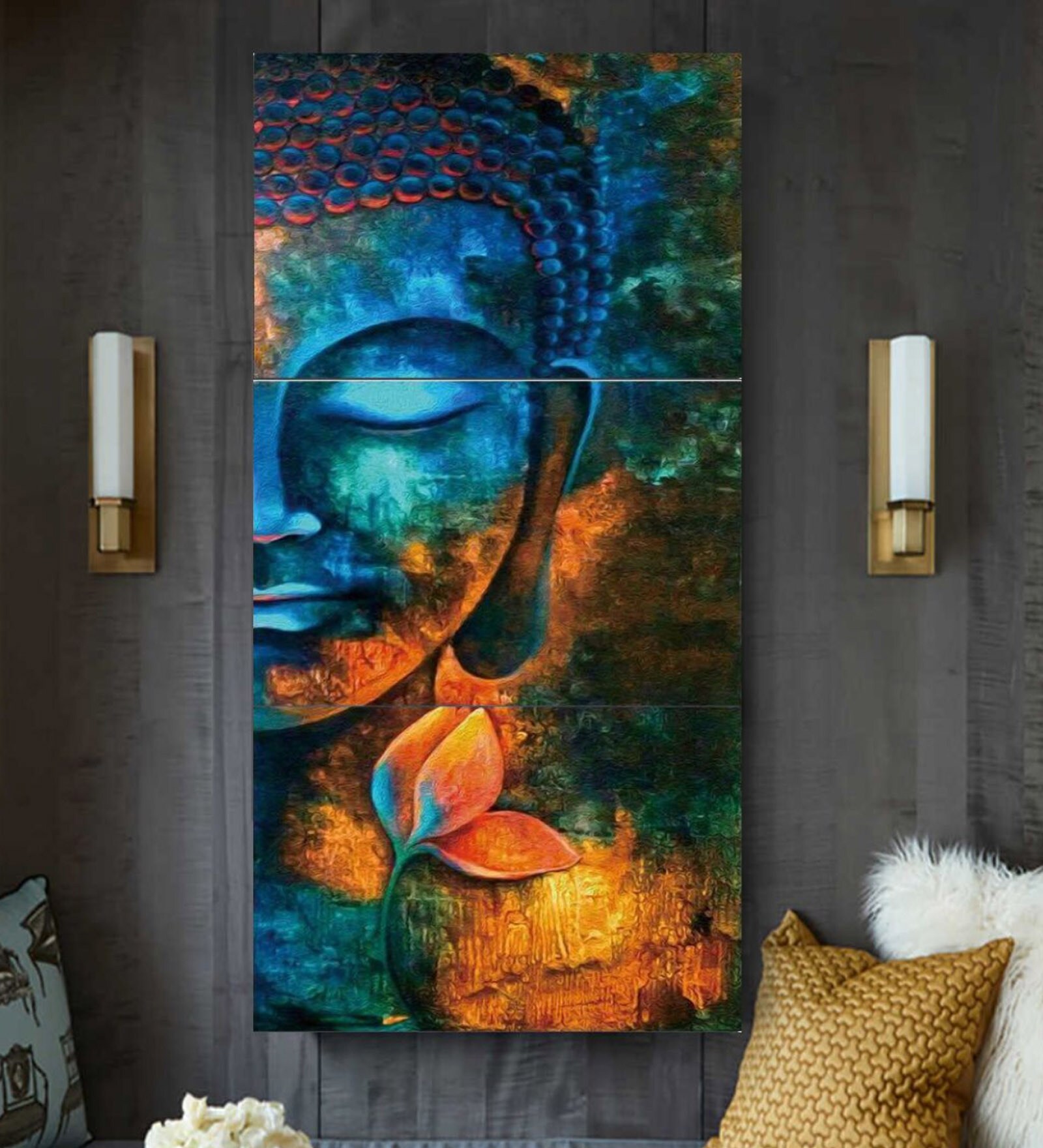 Canvas Framed Stretched UV Digital Art Print