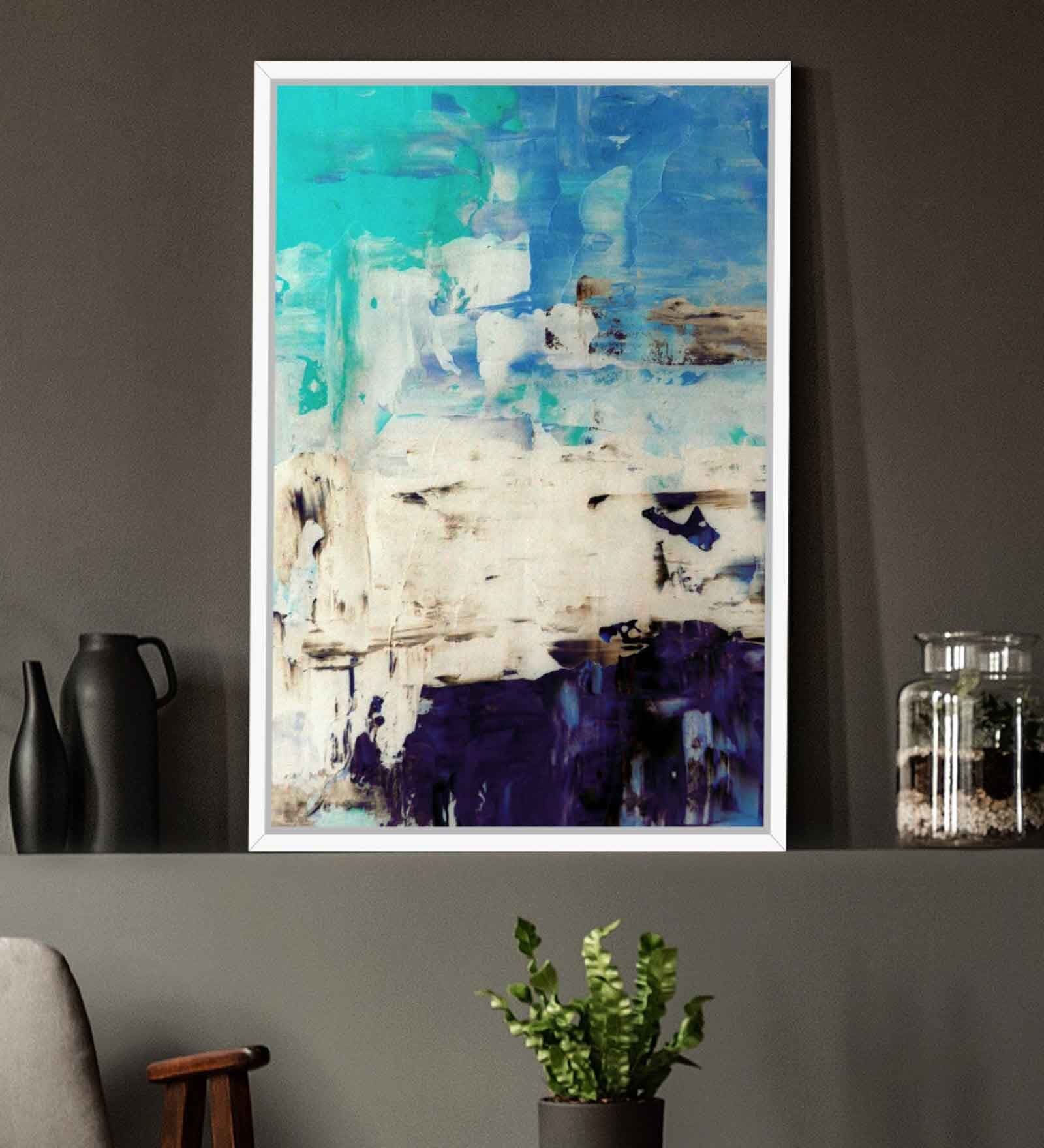 Native Prowess Multicolour Canvas Framed Art Print