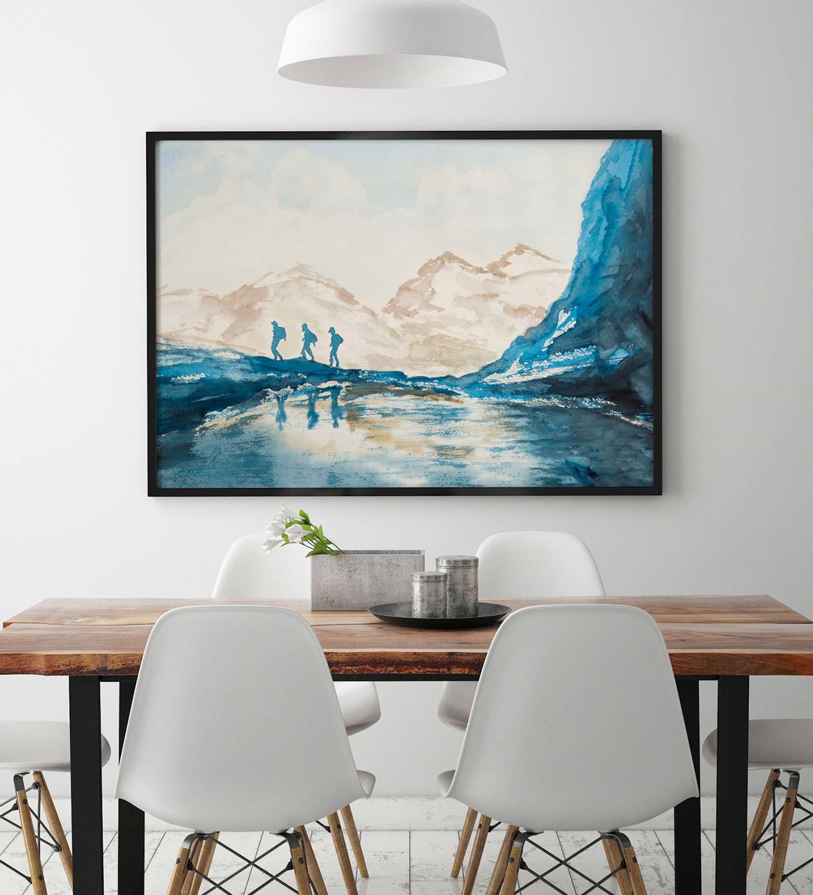 Canvas Without Frame Art Prints In Brown