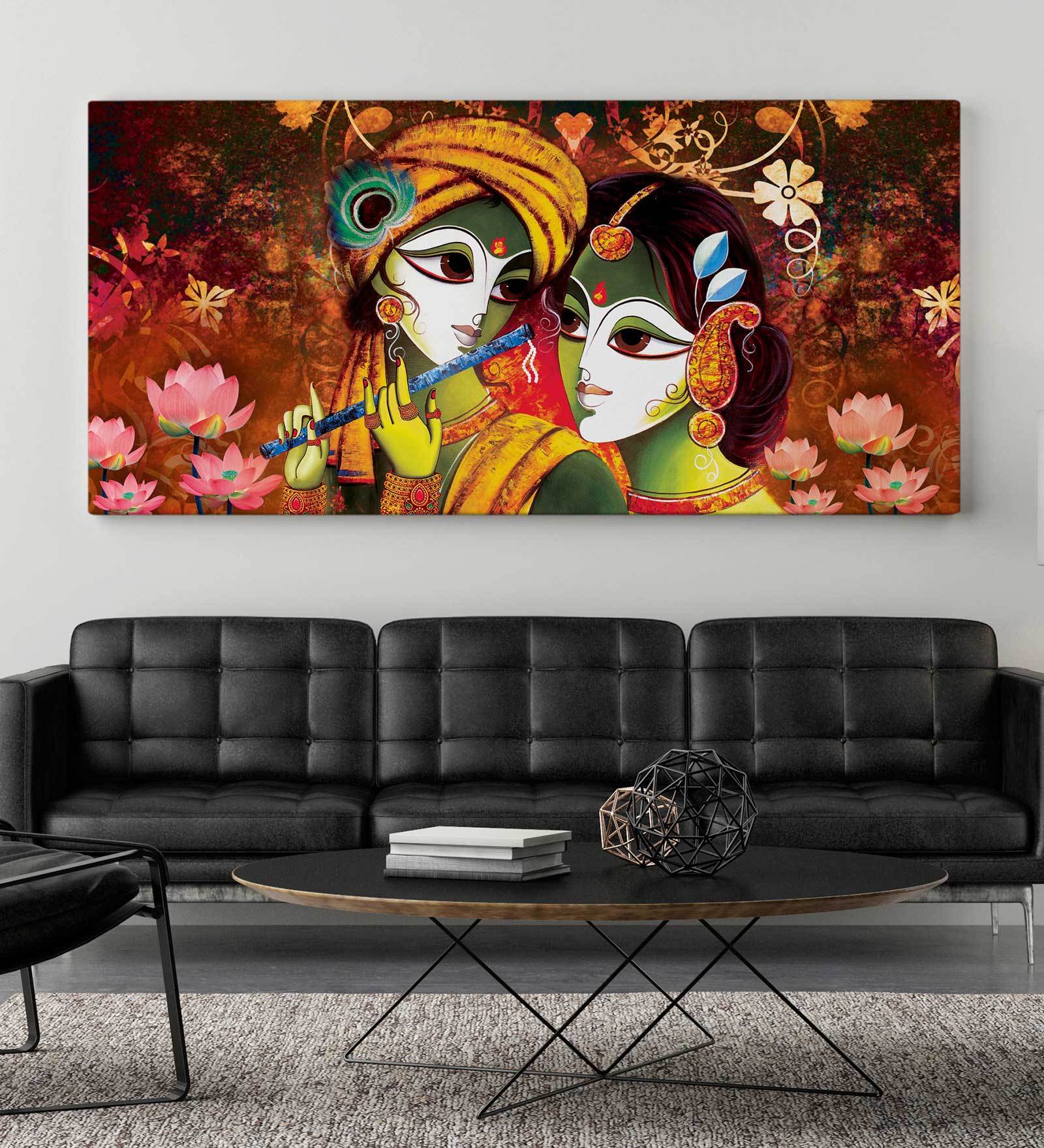 Buy Canvas Without Frame Art Prints In Orange By Mera Wala Print at 31% ...