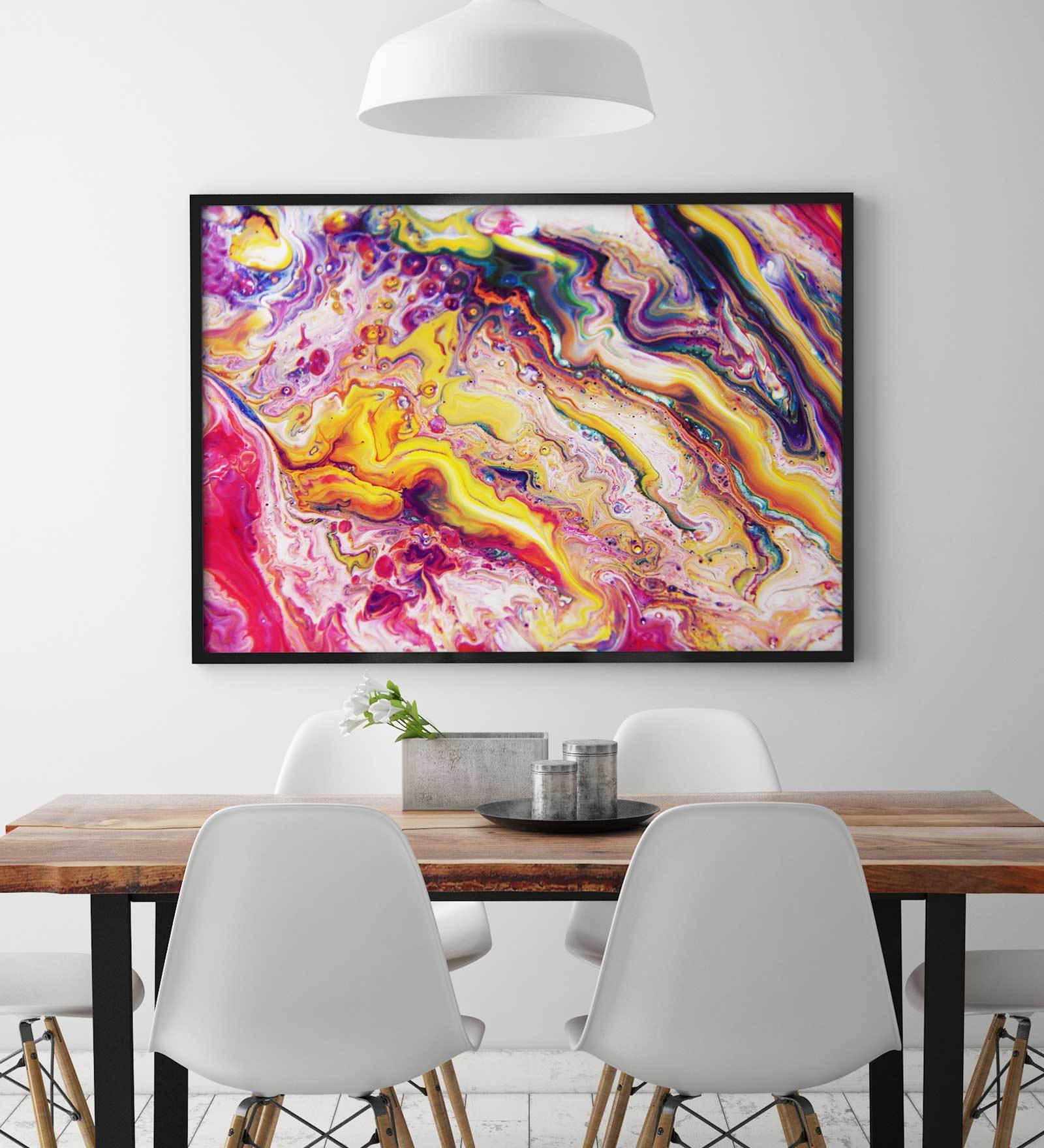 Canvas Without Frame Art Prints In Yellow