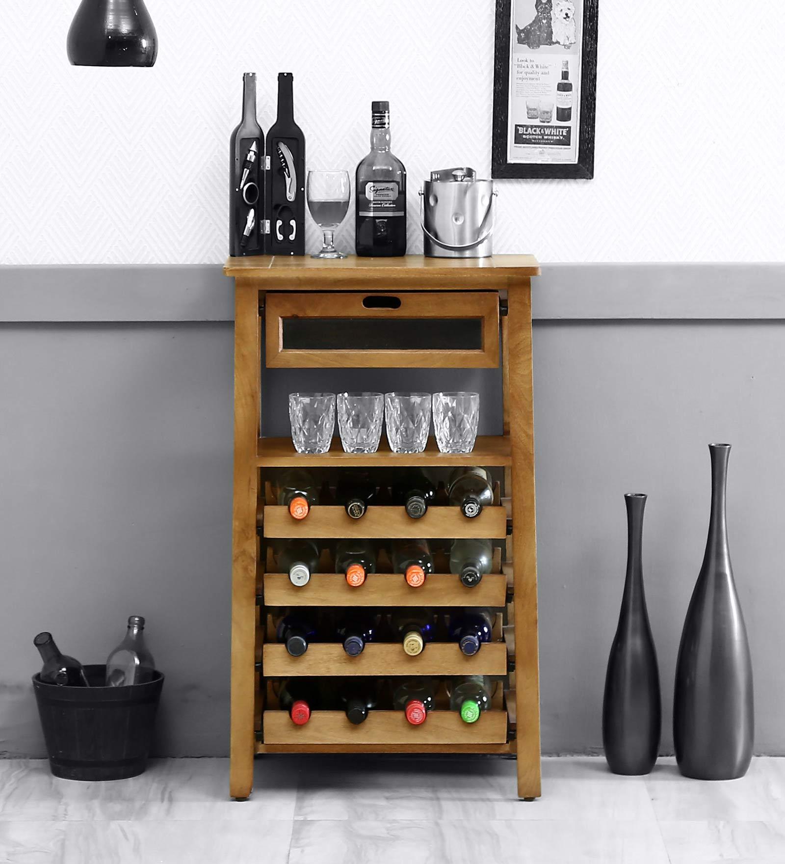 Captain Solid Wood Bar Cabinet