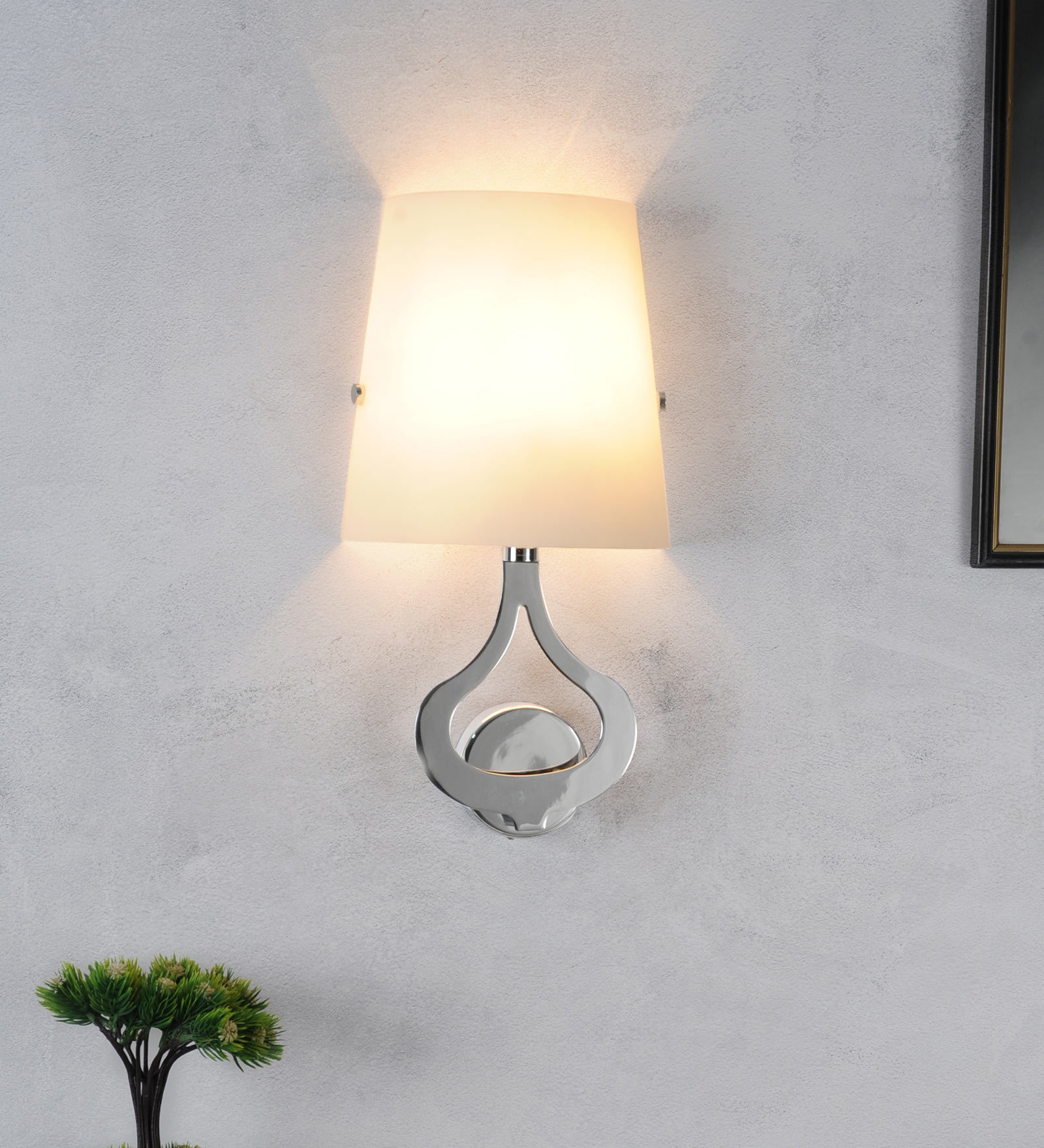 Buy Carmack Metal Wall Mounted Uplight Sconce (Silver) at 8 OFF by