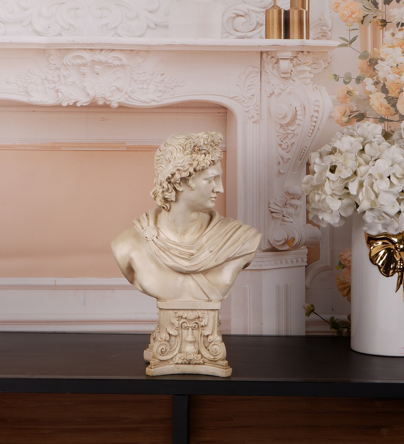 Caroline Beige Polyresin Showpiece