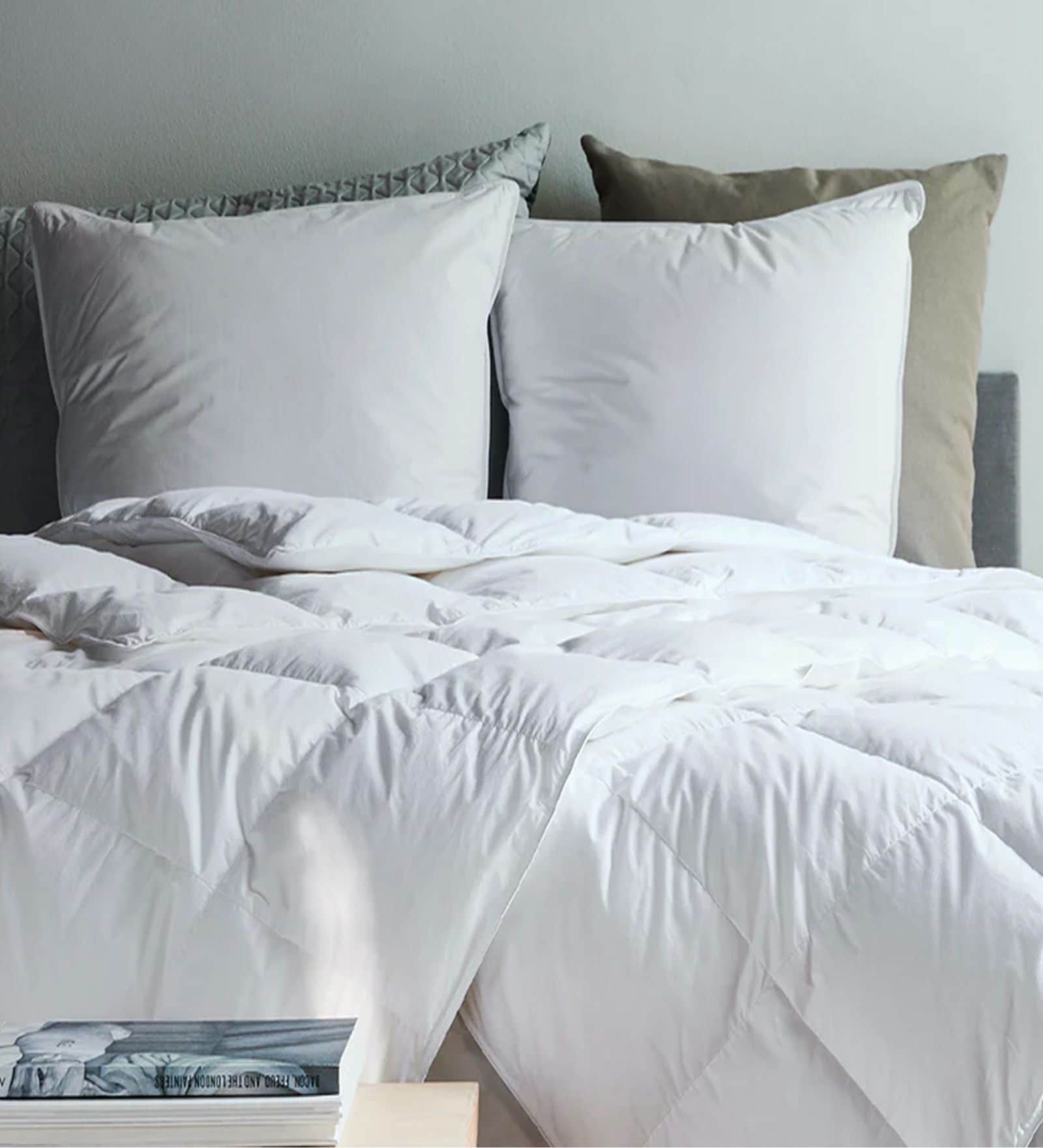 Caroline High Goose Down Pillow 27x19 Inches for Side  Sleepers