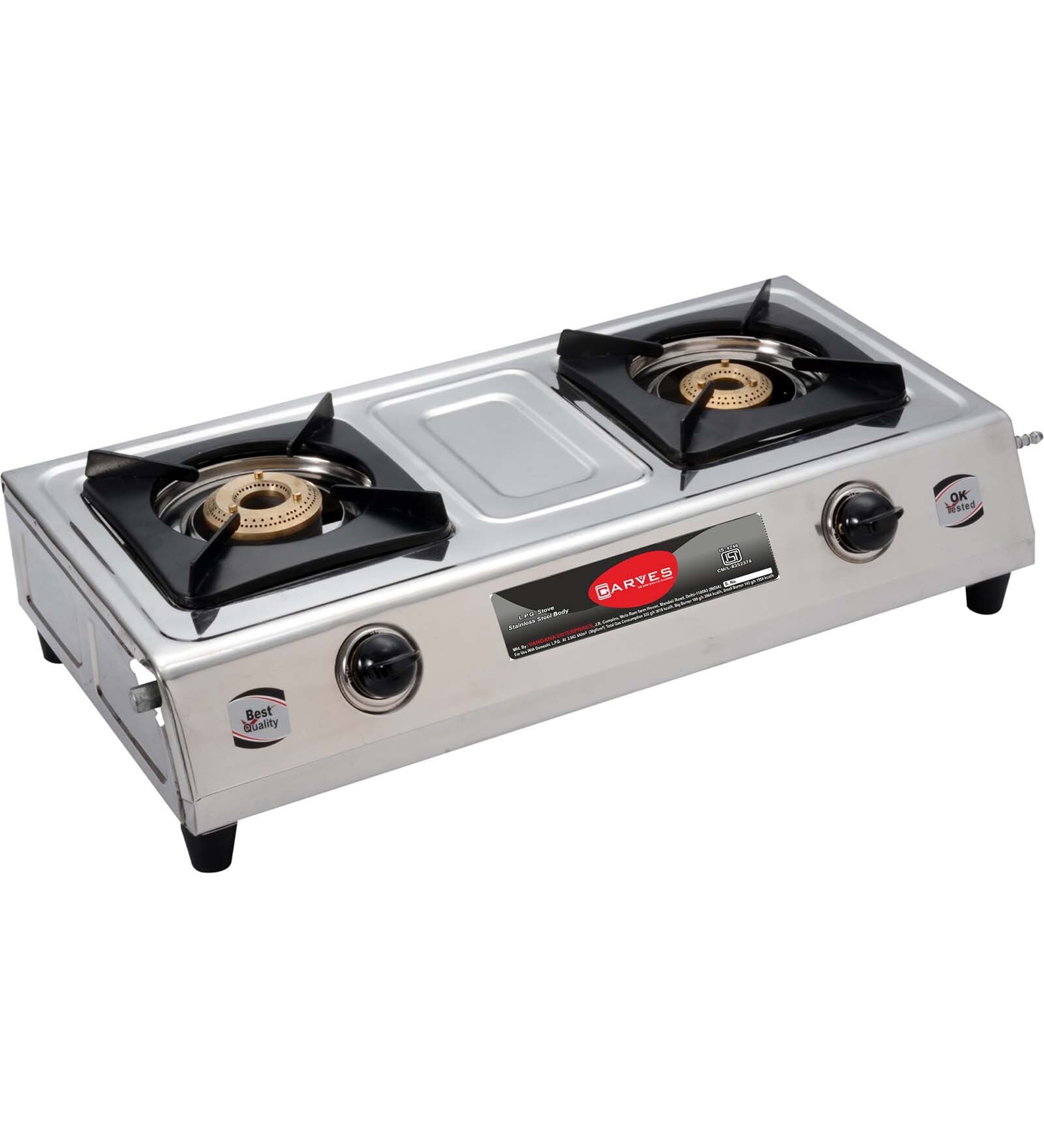 Buy CARVES 2 Burner Magic Stainless Steel LPG Gas Stove (ISI Certified) at 37 OFF by CARVES