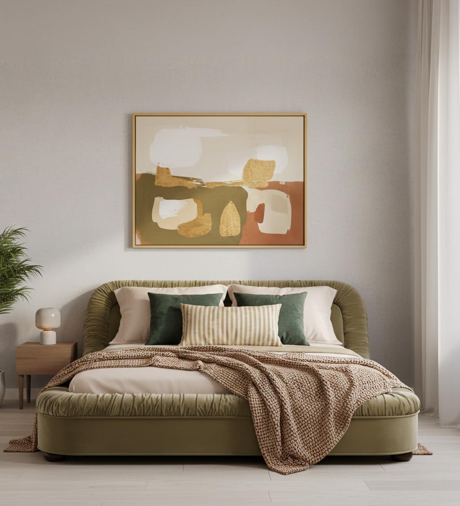 Casa Haven Relax Queen Size Bed in velvet With Engineered Hardwood Frame & Hydraulic Storage