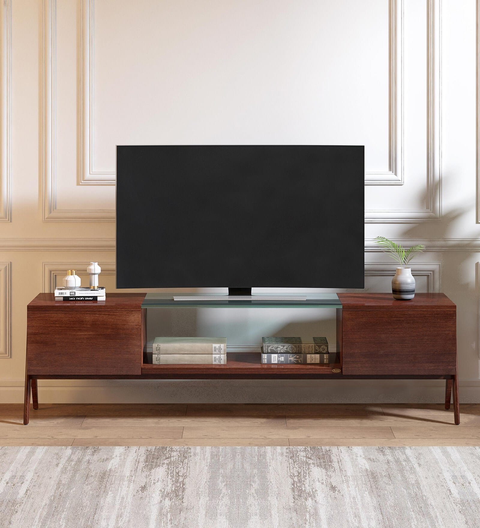 Casper Tv Units & Media Units In Brown Finish Casper Tv Units & Media Units In Brown Finish