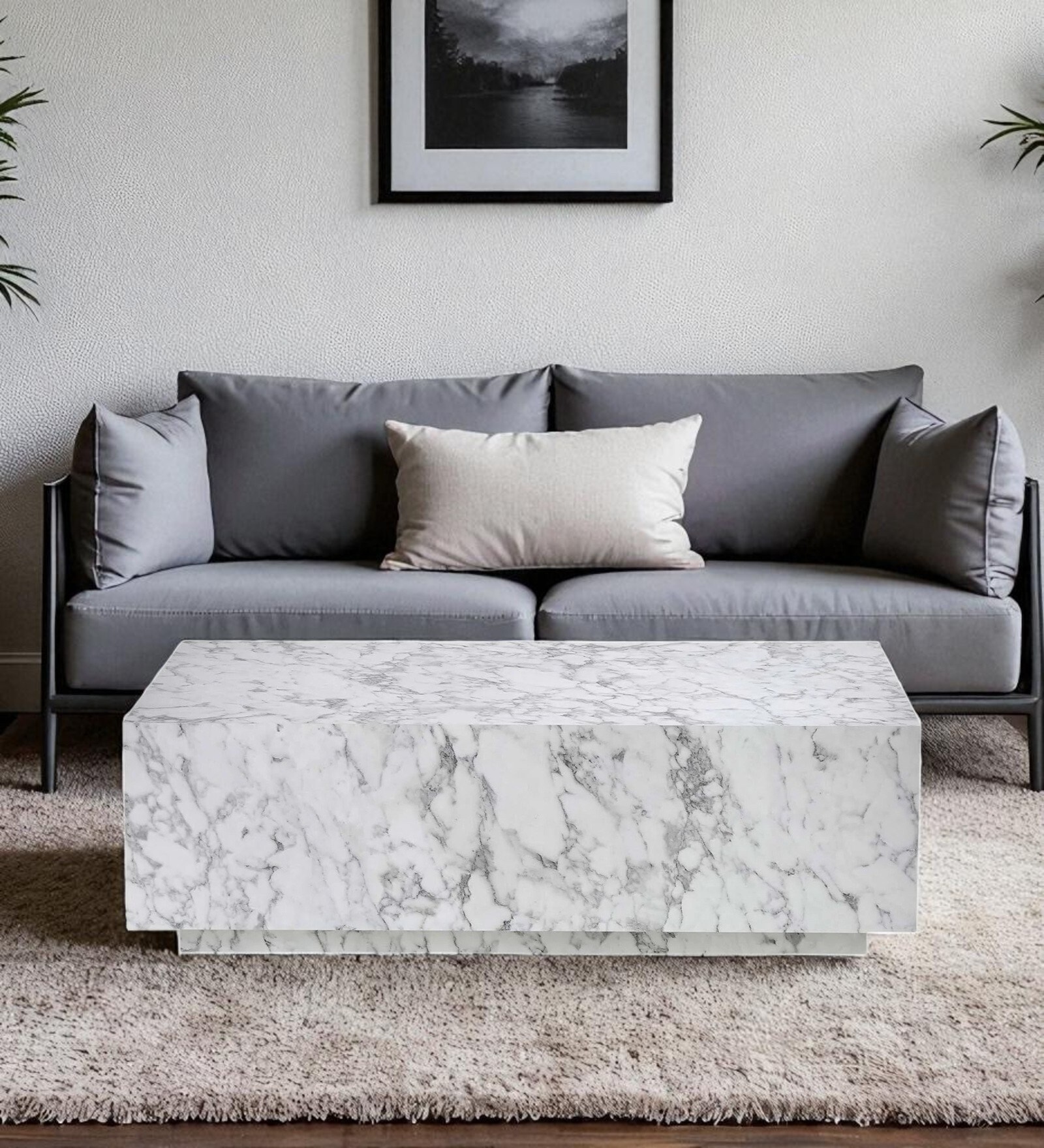 Caspian Coffee Table In White Colour